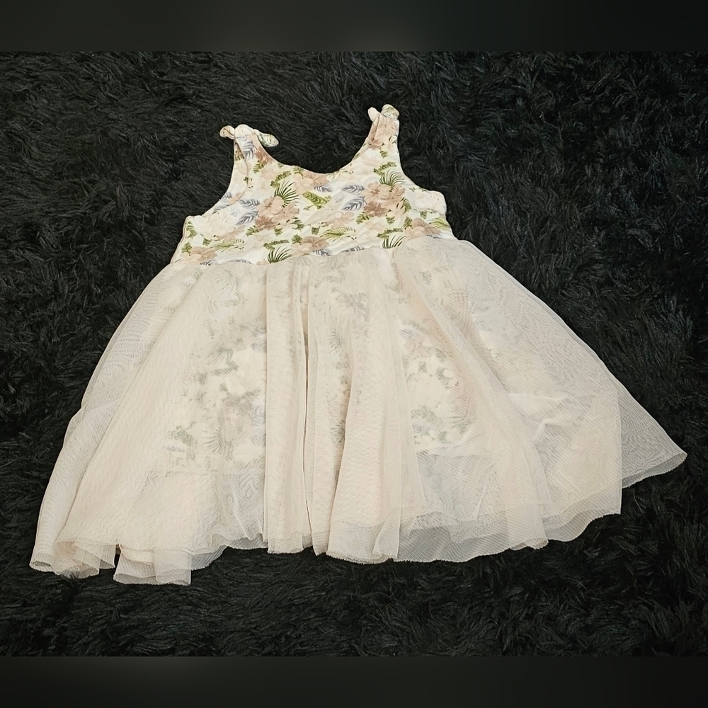 RENE Rofe Floral Tulle Dress 18m - Picture 2 of 6